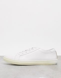 kam sneakers in white leather