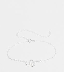 Exclusive bracelet with snake charm in sterling silver