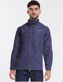 lightweight jacket wtith concealed hood-Navy