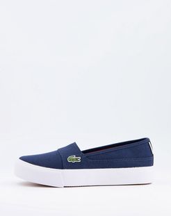 marcie slip on sneakers in white navy