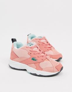 Storm panel chunky sneakers in pink