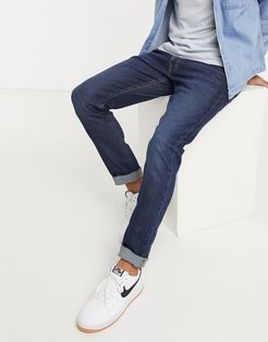 Jeans Luke slim tapered jeans in dark blue wash-Navy