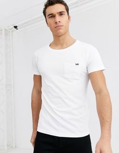 Jeans pocket t-shirt in white