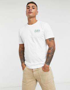 chest logo t-shirt-White