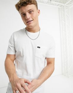 pocket t-shirt in white