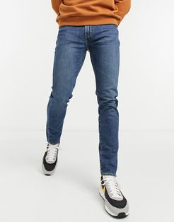 512 slim taper fit jeans in whoop mid wash-Blues
