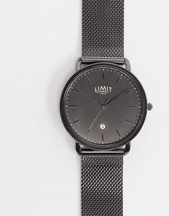 mesh watch in gunmetal-Gray