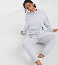 Exclusive Jo organic cotton fleece sweatpants in blue