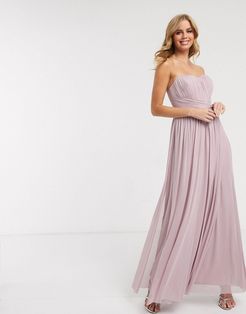 multiway maxi dress in lavender-Purple