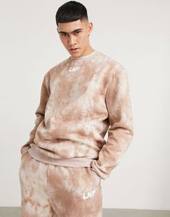 set hoodie in stone tie dye