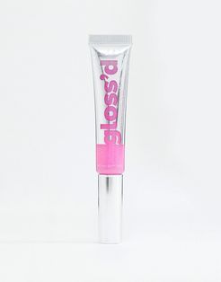 London Gloss'd Supercharged Lip Gloss Oil - Glow-Pink