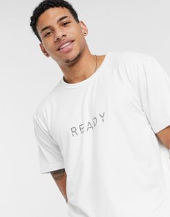 tired lounge t-shirt in white