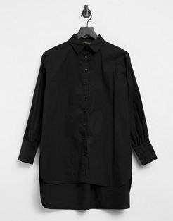 oversized shirt in black