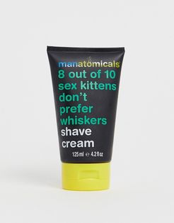 Manatomicals 8 out of 10 sex kittens dont prefer whiskers shave cream-Clear
