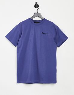 signature logo t-shirt in navy