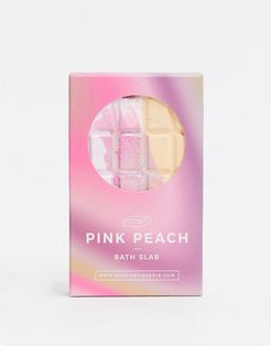 Pink Peach Bath Slab-Clear