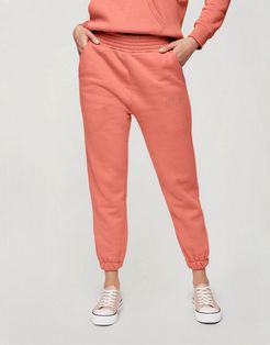 signature sweatpants in coral pink