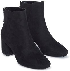 wide fit ankle boots in black