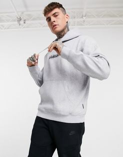 Box hoodie in gray-Grey