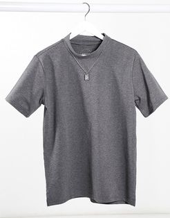 Adrian waffle t-shirt in gray