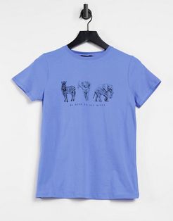 be kind tee in blue-Blues