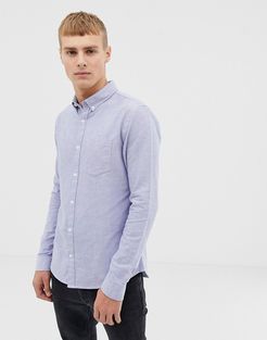 oxford shirt in regular fit in light blue-Blues