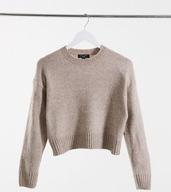 crew neck sweater in pink