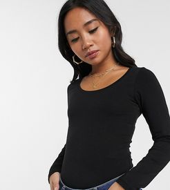 long sleeved body in black