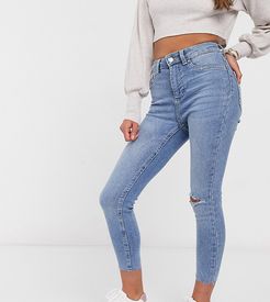 ripped disco jeans in blue