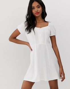 prairie dress in white