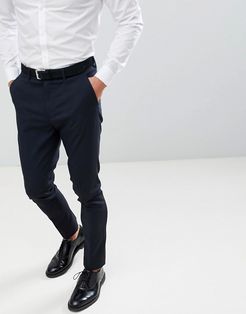 skinny suit pants in navy