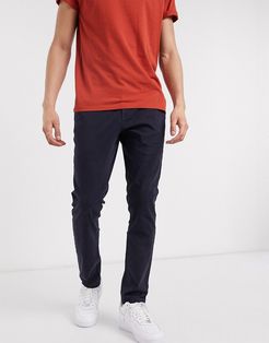 slim chino pants in navy