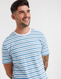 stripe t-shirt in blue