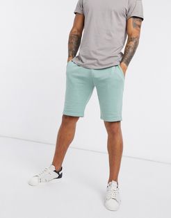 jersey shorts with toggle detail in green
