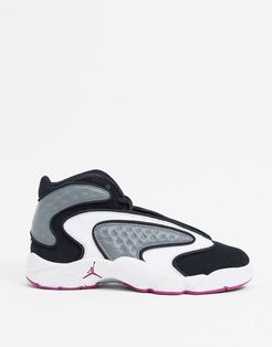 Nike Air Jordan OG sneakers in black and smoke gray