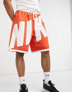 Dri-FIT extra bold logo shorts in orange