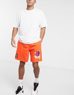 West 4th fleece shorts in orange