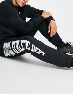 Class of '72 sweatpants with print in black
