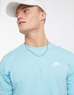 Club t-shirt in aqua-Blues