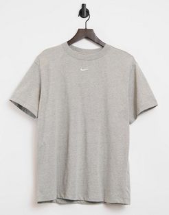 Essentials boyfriend T-shirt in gray-Grey