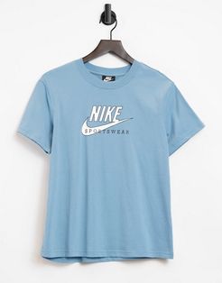 Heritage T-shirt in blue-Blues