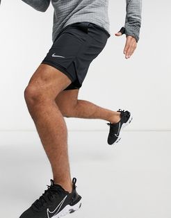 Challenger 2-in-1 shorts in black
