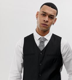 Super Skinny Suit Vest-Black