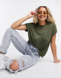 T-shirt in khaki-Green