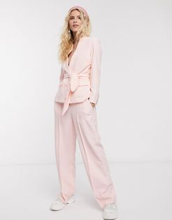 oprah tailored pants in soft pink