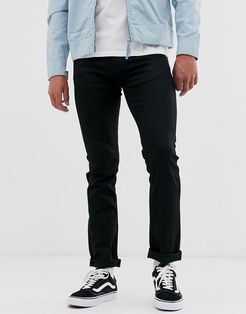Co Grim Tim slim straight fit jeans in dry ever black wash