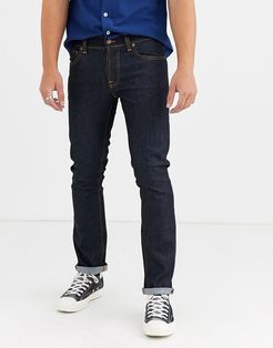 Co Grim Tim slim straight fit jeans in dry true navy wash