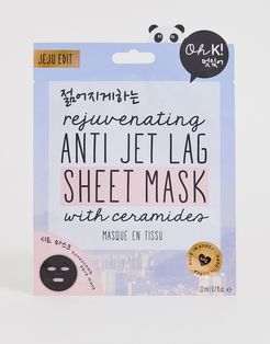 Oh K! Rejuvenating Anti Jet Lag Sheet Mask-No color