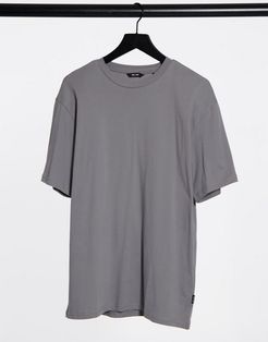 oversize t-shirt in gray-Grey
