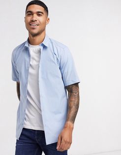 shirt with short sleeve in blue-Blues